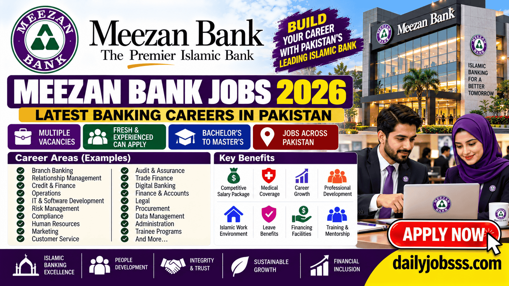 Meezan Bank Jobs 2026 Recruitment Banner 1