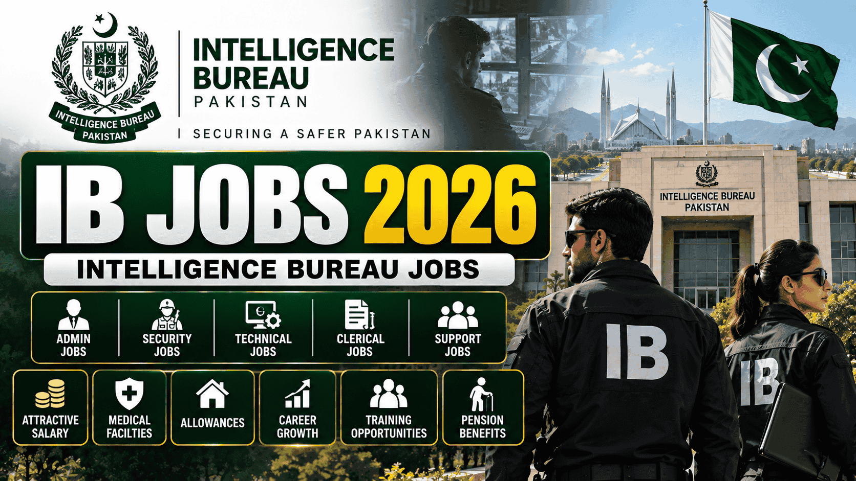 Pakistan Intelligence Bureau Jobs 2026 Poster 1